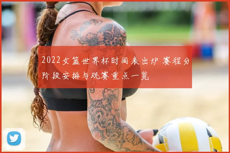 2022女篮世界杯时间表出炉 赛程分阶段安排与观赛重点一览